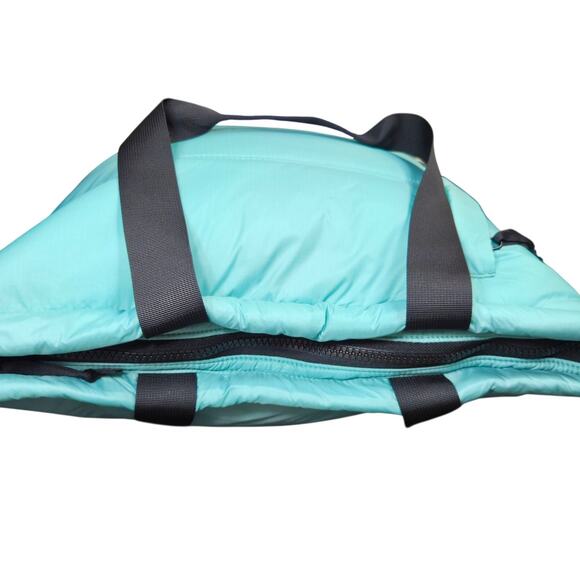 The North Face Nuptse Tote Mint‎ Green/Blue TNF Black Puffer Insulated Bag Carry - Picture 6 of 10
